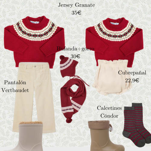 Jersey cenefa granate