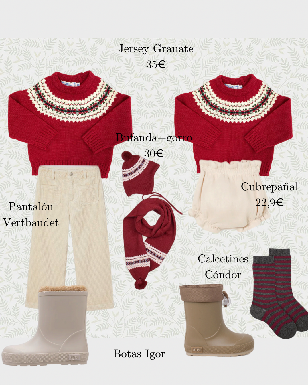 Jersey cenefa granate