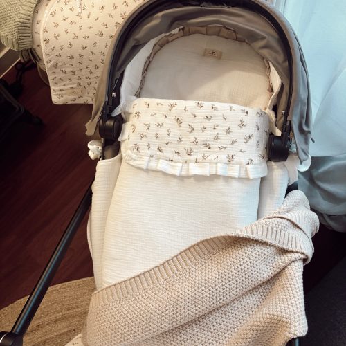 Saco de capazo crudo con embozo de quita y pon