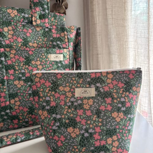 Neceser impermeable Flower Power